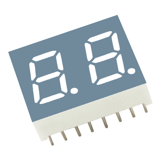 0.40-inch (10.20mm),Dual Digit 7-segment LED Display-KW2-401 | 零件，組件及電器 ...