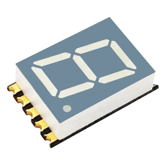 0.40inch (10.16mm), Single Digit 7segment SMD LED Display Parts, Components & Electrical