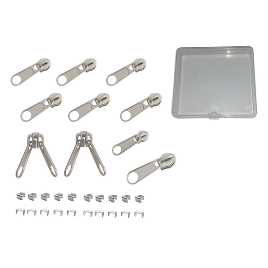 10 Pcs Zipper Repair Kit Parts & Accessories Clothing/ Garments