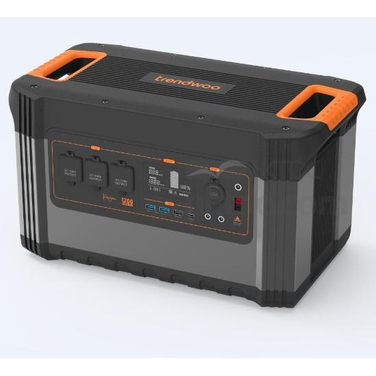 1200W LFP Battery Portable Solar Power Station with AC Outlet | Parts ...