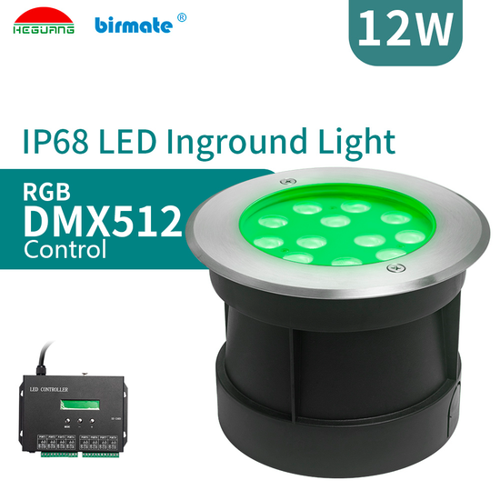 12W High Voltage IP68 Structure Waterproof LED Ground Lights | Outdoor ...
