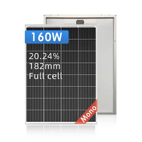 160W Solar Panels (Wholesale house roof off grid /black