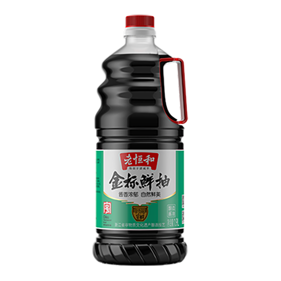 1900mL second-level gloden label fresh light soy sauce