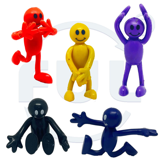 2" PVC BENDABLE BUDDIES, 5 ASST. COLOR Gifts / Souvenirs Gifts