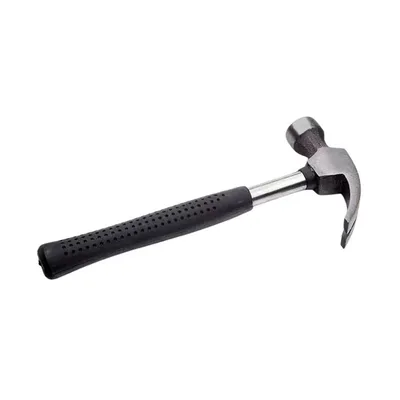 20.8 cm Round Head Steel Pipe Claw Hammer w/ Anti-slip Handle