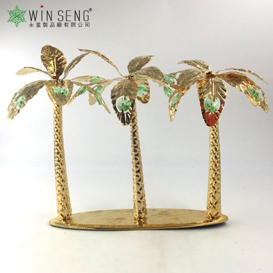 24K Gold Plated Triple Palm tree | Jewellery & Watch ...