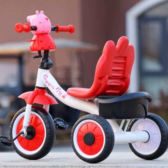 3 in 1 Piggy Baby Tricycles Baby Balance Bike Baby Bicycles for 18 Months to 4 Years Old Boy Girl Tricycle for Kids Toddler First Beginner Bike Child Trike Infant Balance Bicycle