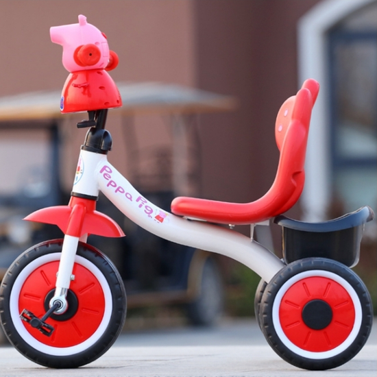 3 in 1 Piggy Baby Tricycles Baby Balance Bike Baby Bicycles for 18 Months to 4 Years Old Boy Girl Tricycle for Kids Toddler First Beginner Bike Child Trike Infant Balance Bicycle