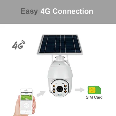 4G Solar CCTV Camera IP camera for security