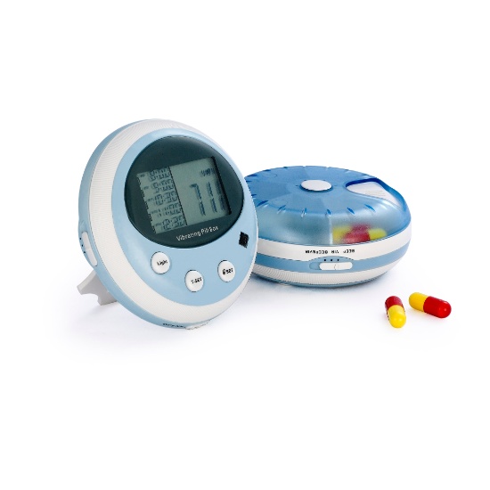 5Alarm Vibrating Pocket Pill Box with Pulse Meter Health, Beauty and