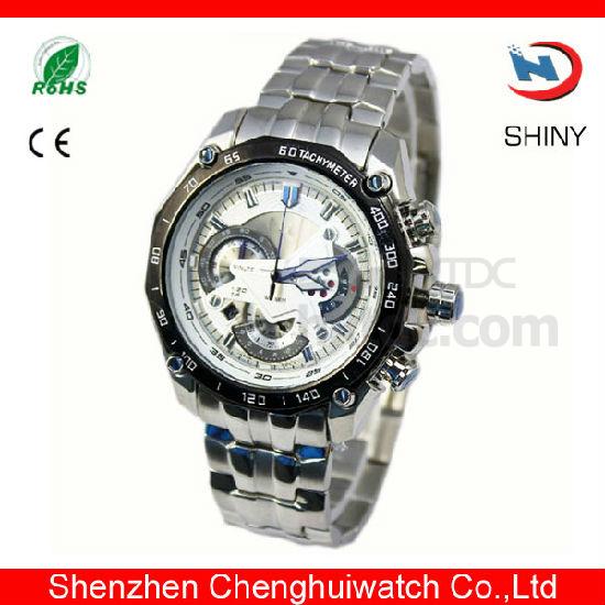 6 Hand Chronograph Japanese Movement Hhigh Quality All Stainless Steel Watch Jewellery & Watch