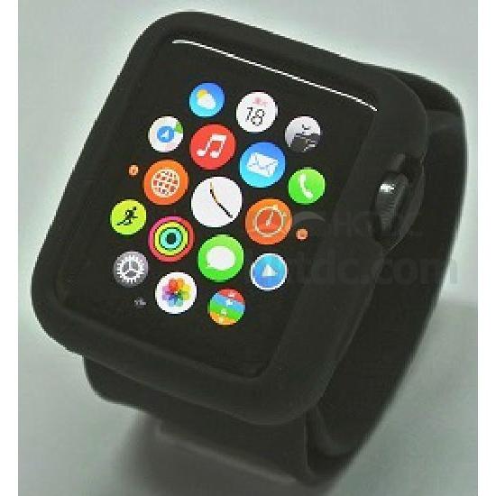 ABCase for Apple Watch 42mm Black Protective case with slap band