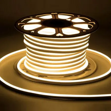 AC 220V LED NEON FLEX, 50M/ Roll, PVC,  Single color/ Dual color/ RGB, Directly connected to mains power
