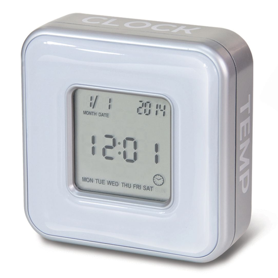 AC275 ROLLTOCLOCK, Roll the clock to different positions and different COLORS for different