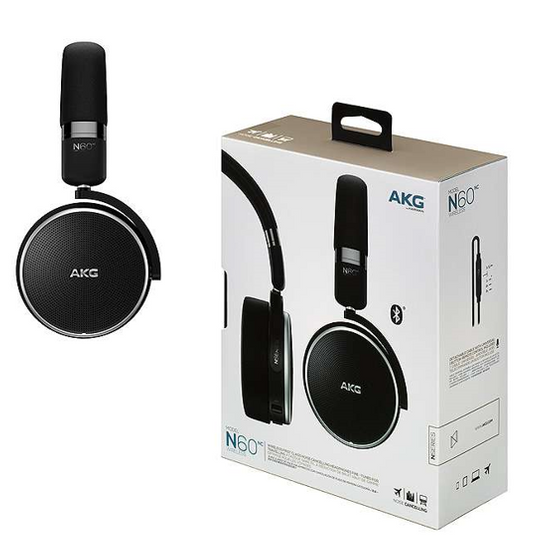 AKG N60NC Wireless Headphones (Black) | Headphones & Earphones