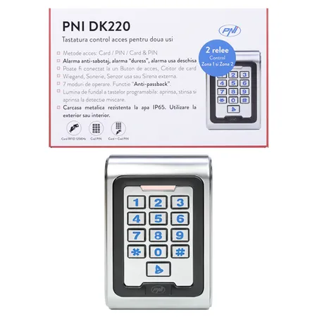 Car alarm PNI OV288 with 2 remote controls and central locking mode
