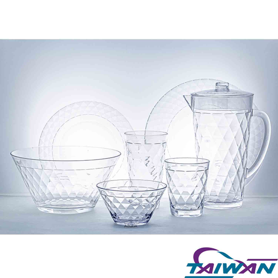 Acrylic Drinking Set Diamond Design | 餐具和酒吧用品 | 家居用品和生活必需品