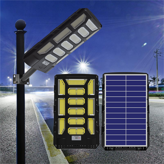All-in-One Solar Light, High-Luminosity Oversized Lamp Body, Human ...