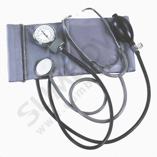 Aneroid Sphygmomanometer with Attached Stethoscope Health Care