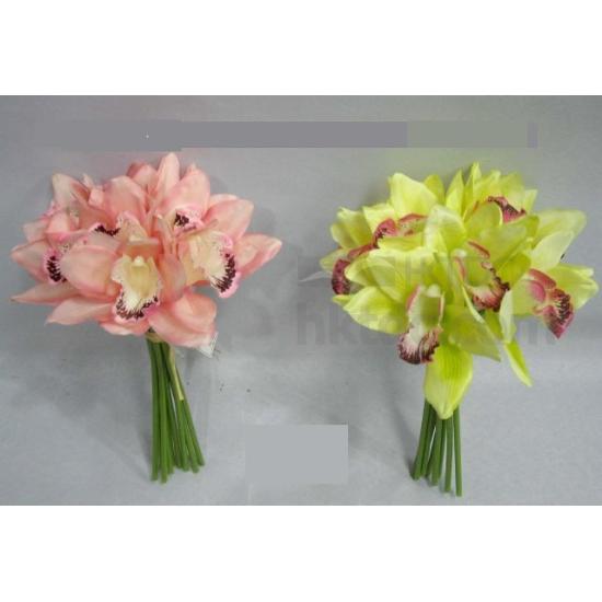 Artificial Cymbidium Orchid Bouquet Wedding Ts And Accessories Ts Toys And Sports Supplies