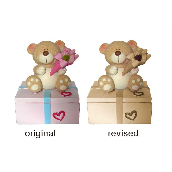 teddy bear jewelry box