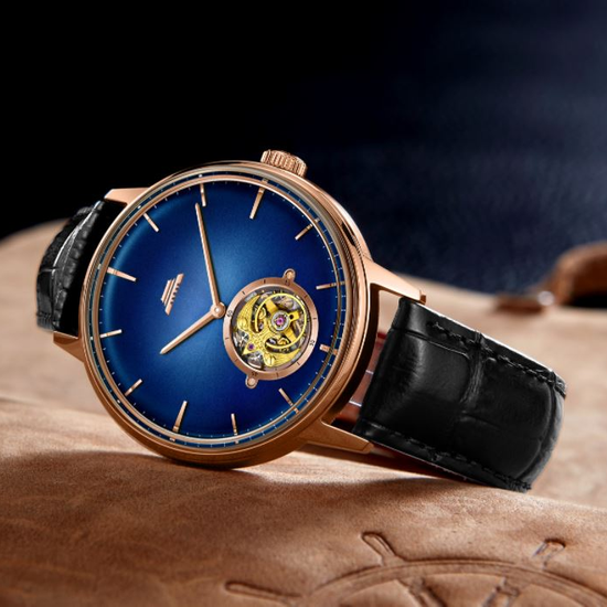 Bladelegant Collection Tourbillon (Blue) Watches Watches & Clocks