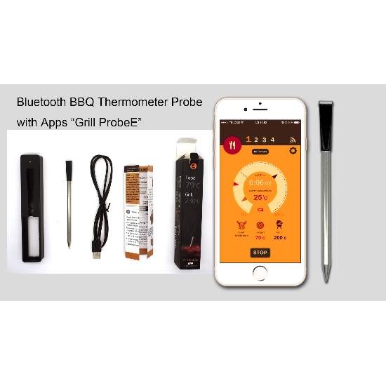 Bluetooth BBQ Thermometer Probe Home Products, Lights & Constructions