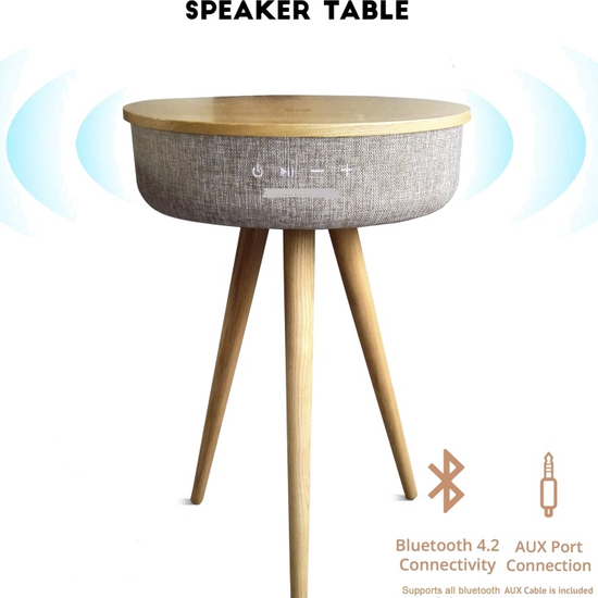 Bluetooth Speaker Side Table with Wireless Charger Parts, Electrical Electronic Supplies