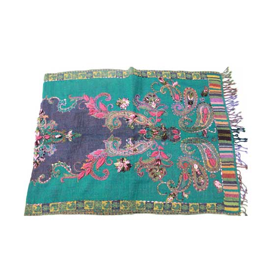 boiled wool shawl