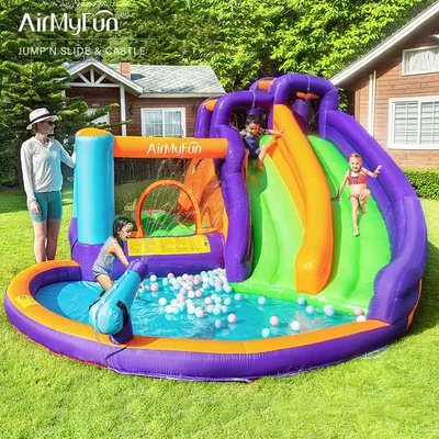 Bouncer slide w/pool