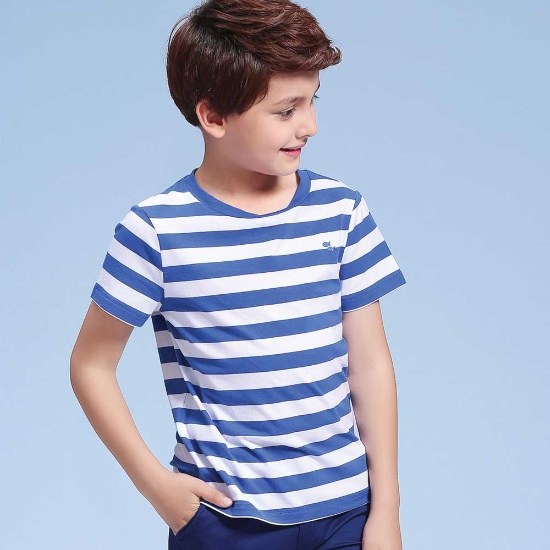 Boys Kids Cotton Spandex Striped T-shirt | Fashion, Clothing ...