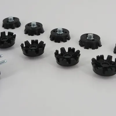 Bulk Small Metal Thread Golf Shoes Spikes Nuts Metal Thread Sports Spikes Shoes Spike Replacement Cleat Screw Fast Twist