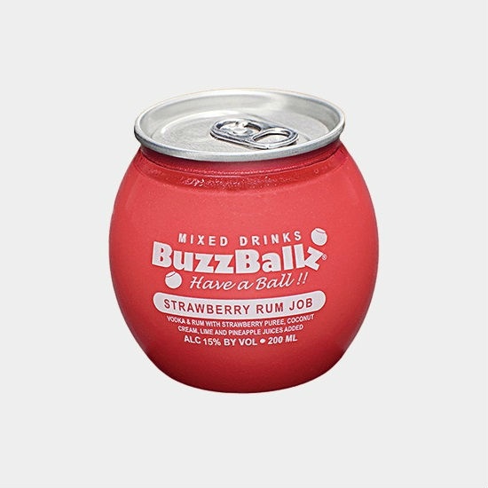 Buzzballz Strawberry Rum Job Wine Food & Beverage