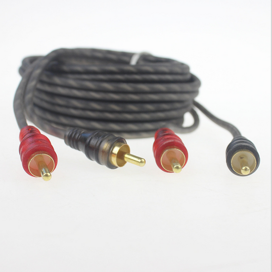 Car Audio 2 Channel Twisted Pair RCA Stereo Cable Car Audio & Video