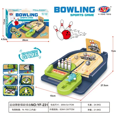 Catapult bowling game