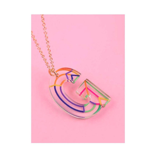 Charm Alphabet Pendant Fashion Golden Plated Necklace Necklaces