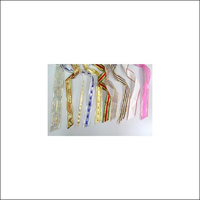 Christmas Ribbon with Wired Edge & Metallic Ribbon