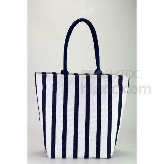 Cotton/Canvas Strip Printed Beach Bag | Bags, Handbags & Accessories ...