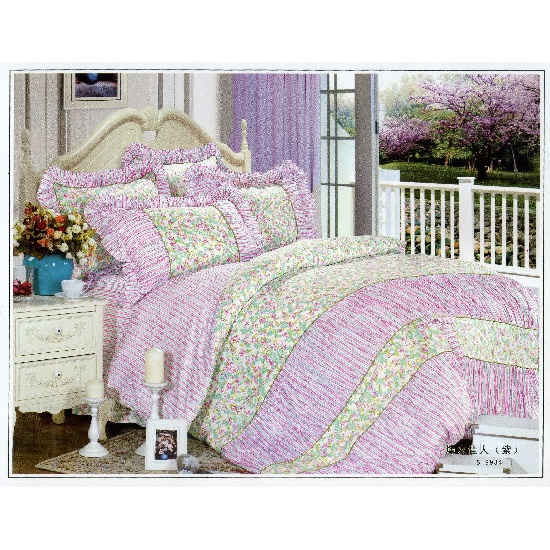 Cotton Printed Four Set of Korean Style (Bedding Suite) Home Products