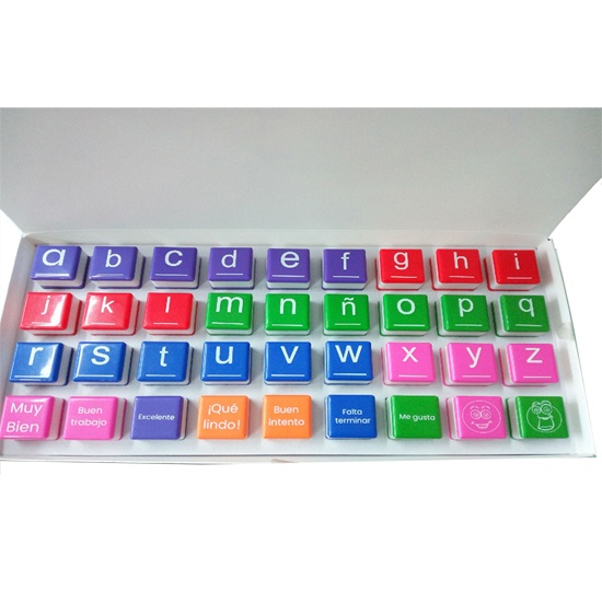 Custom Square Stamps Set for Teacher Education | Stationery | Printing ...