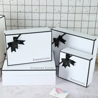 Customizable Simple Pure White Cardboard Gift Box 2mm Recycled Materials for Lipstick Perfume Cosmetic Christmas Candles