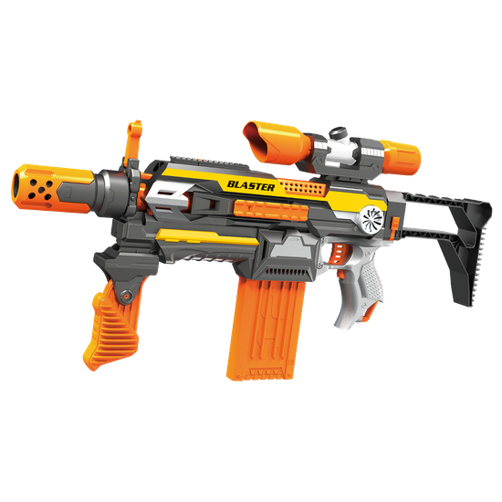 DIY Assembling Electric Automatic Blaster Shooting Toys Compatible with