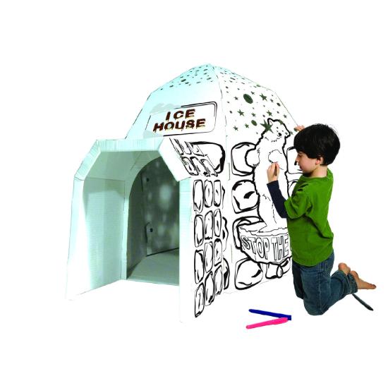 DIY Coloring Igloo Playhouse Set Gifts, Toys & Sports Supplies