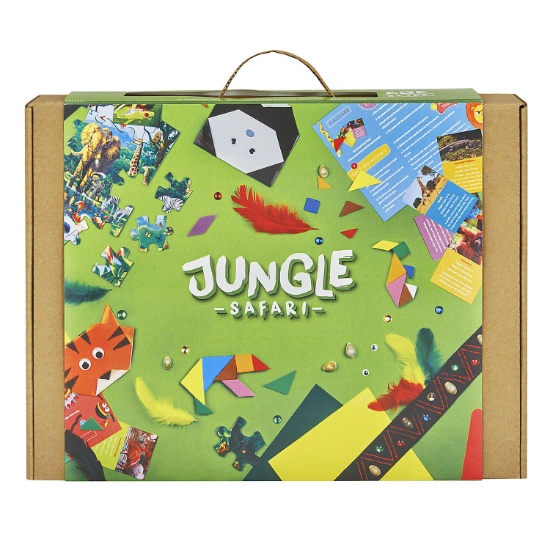 DIY Educational Experience Box Art + Craft Jungle Safari Gifts