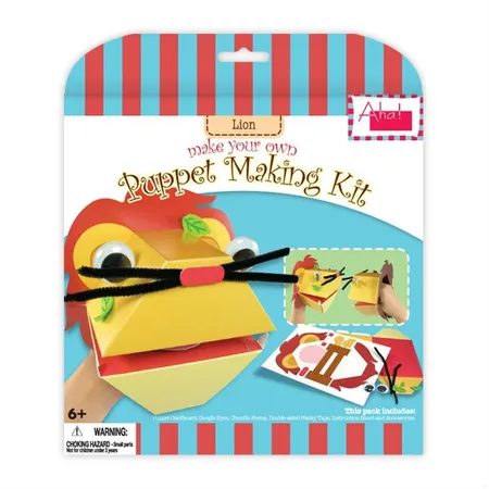 Lion Puppet Making Kit [86409] - $7.95 : Puppet Line, Your online