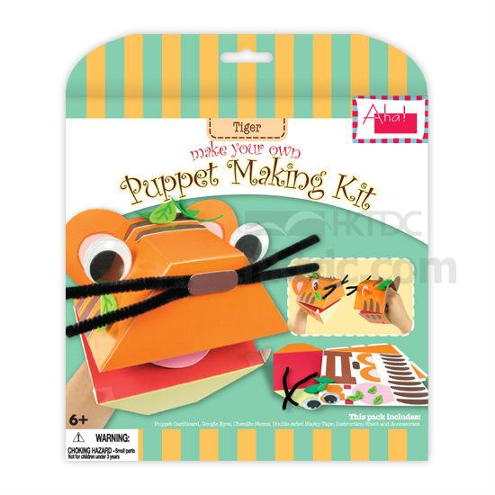 DIY Paper Craft Puppet Making Kit - Tiger | Gifts, Toys & Sports Supplies