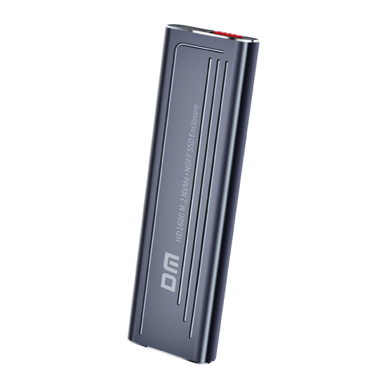 DM M.2 NVME/NGFF Dual Protocol SSD Type-C Converter Adapter Enclosure ...