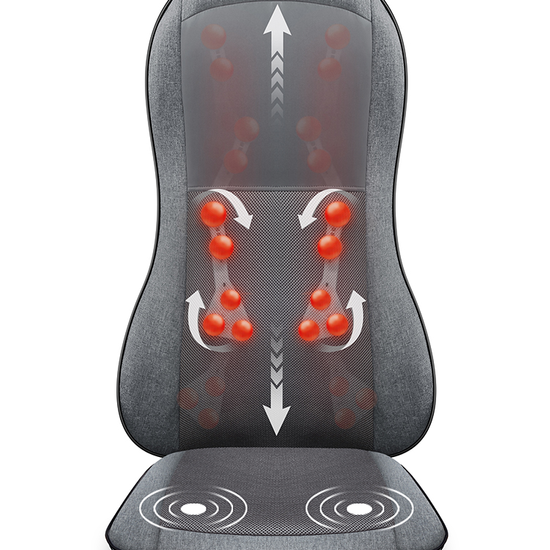 Comfier Shiatsu Back Massager with Heat,Deep Tissue Kneading Massage S