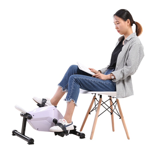 exercise bike sitting in chair