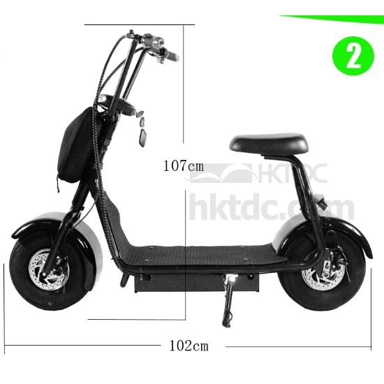 Dual Motor Fat Tire Electric Motorcycle Scooter Gifts, Toys & Sports